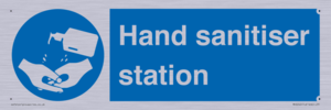 Hand sanitiser station